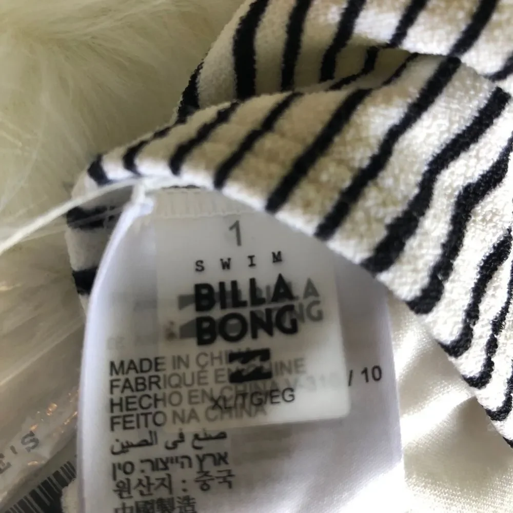 BILLABONG LONG RIDE TUBE TOP AND TANGA BOTTOM- SZ WOMENS XL 2 PIECE BIKINI